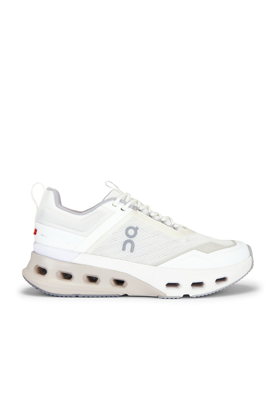 Image 1 of On Cloudnova X Sneaker in White & Glacier