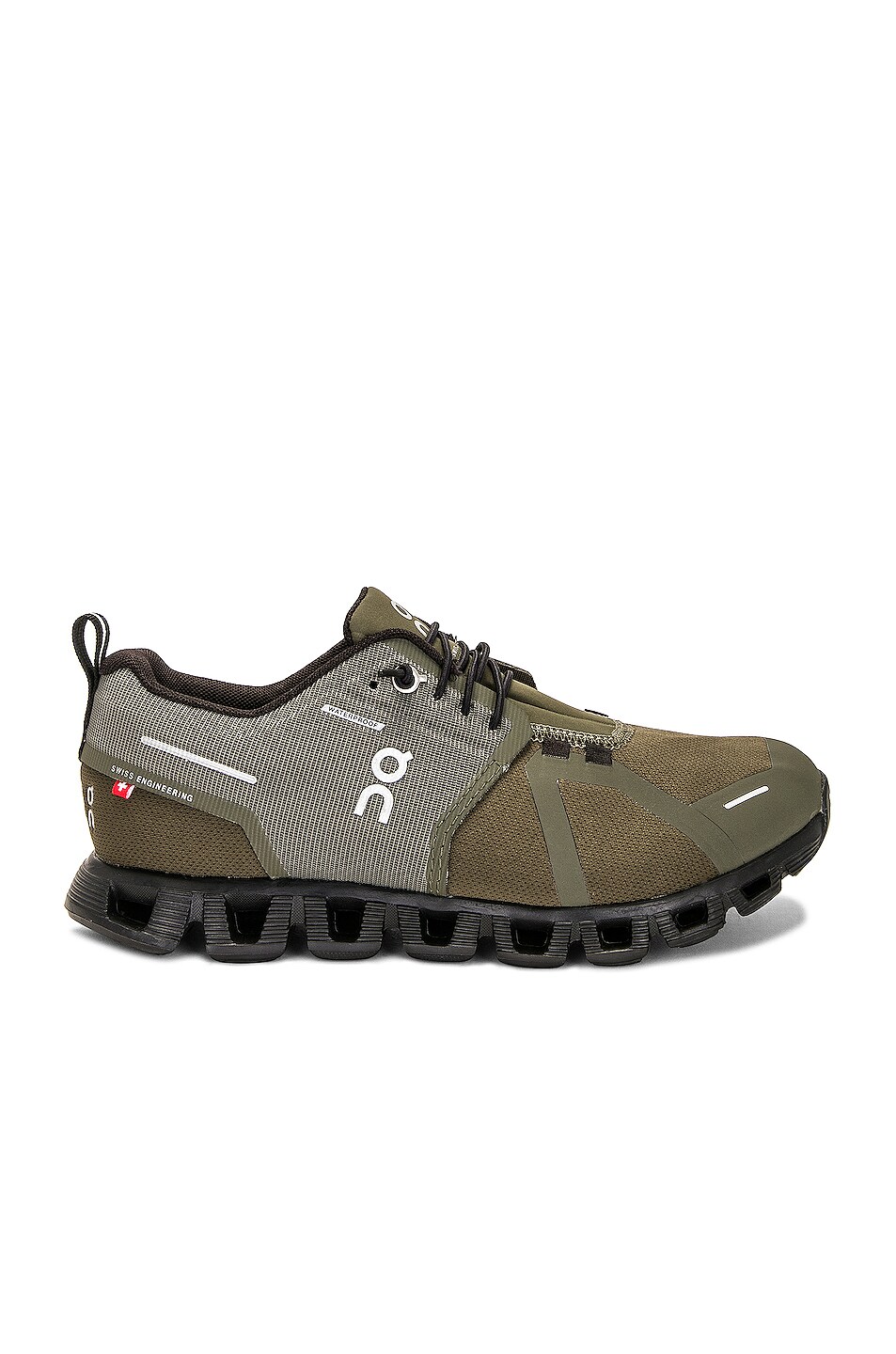 Image 1 of On Cloud 5 Waterproof Sneaker in Olive Black