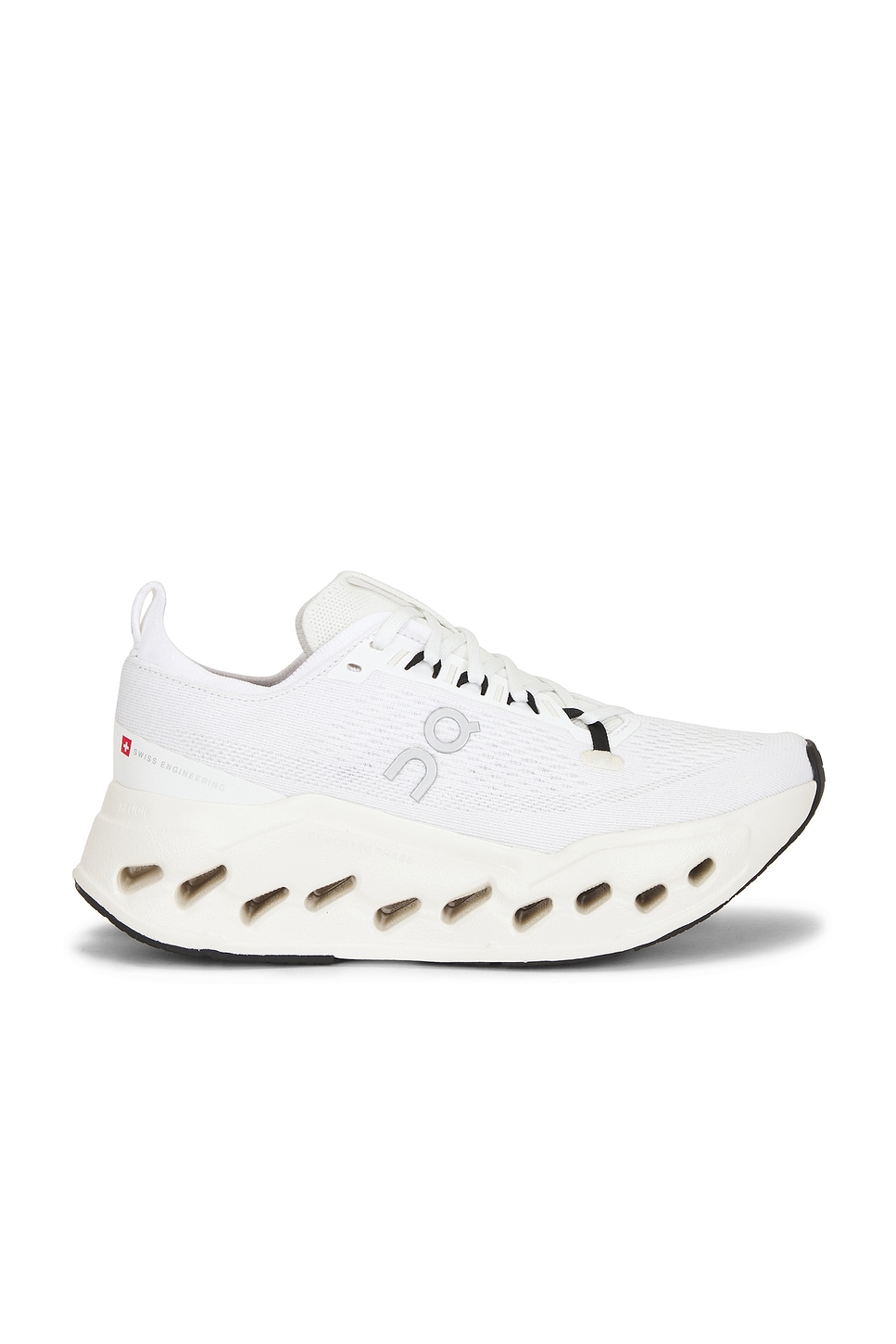 On Cloudsurfer Max Sneaker In White & White