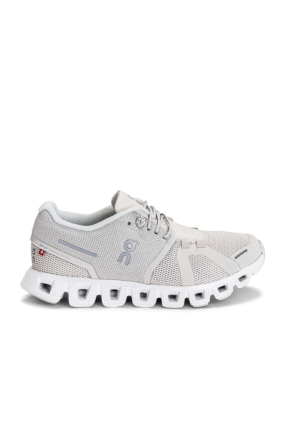 Image 1 of On Cloud 5 Sneaker in Pearl & White
