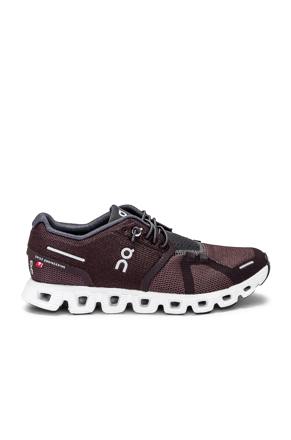 Image 1 of On Cloud 5 Sneaker in Mulberry & Eclipse