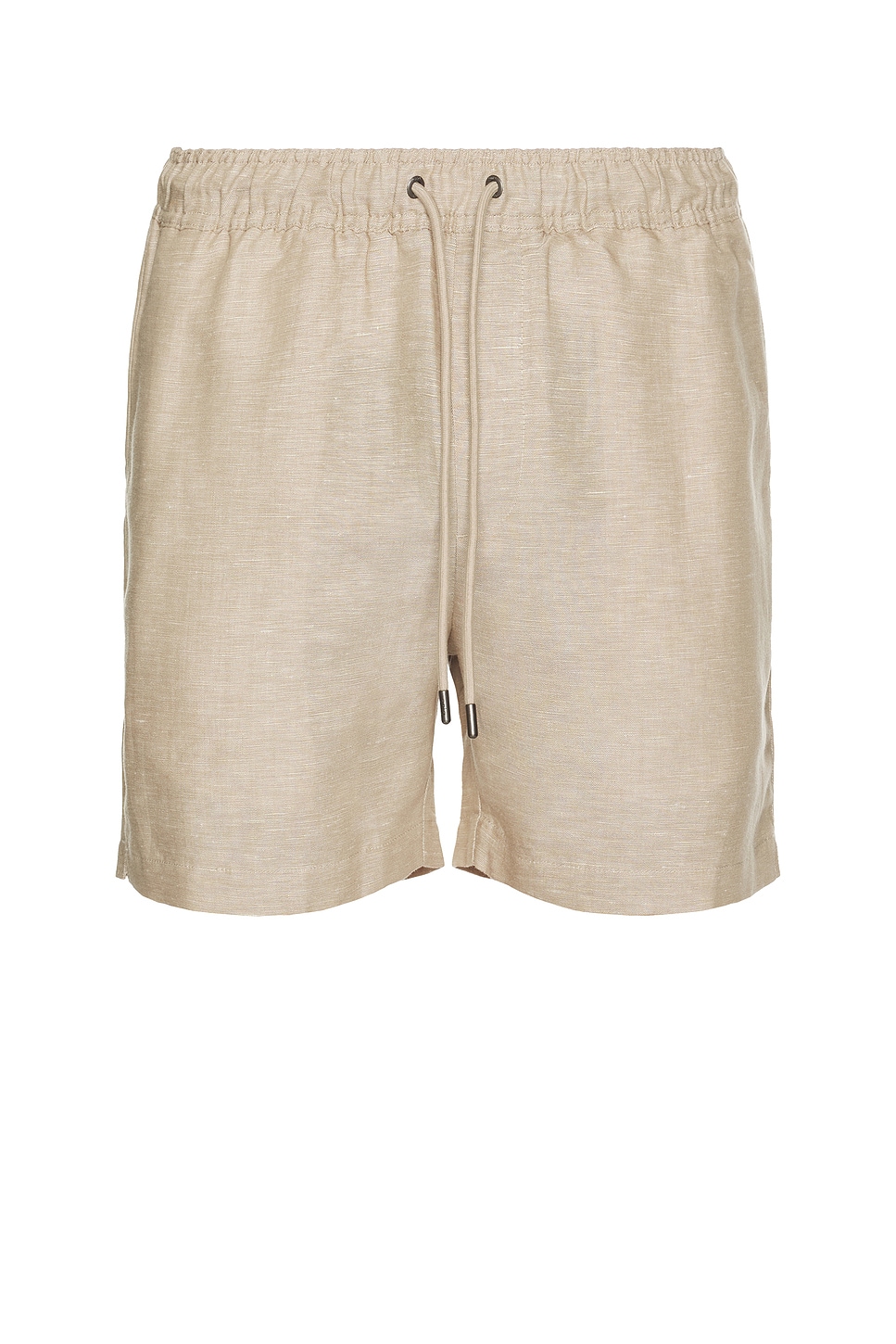 Air Linen Pull-On Shorts 6 in Tan