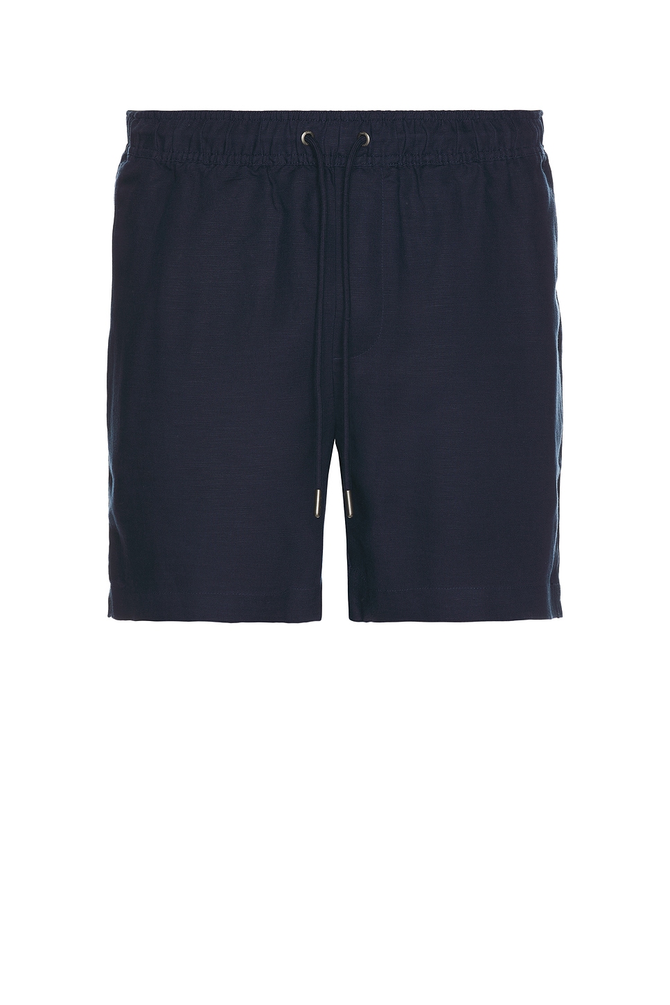 Image 1 of onia Air Linen Pull-On Shorts 6" in Deep Navy