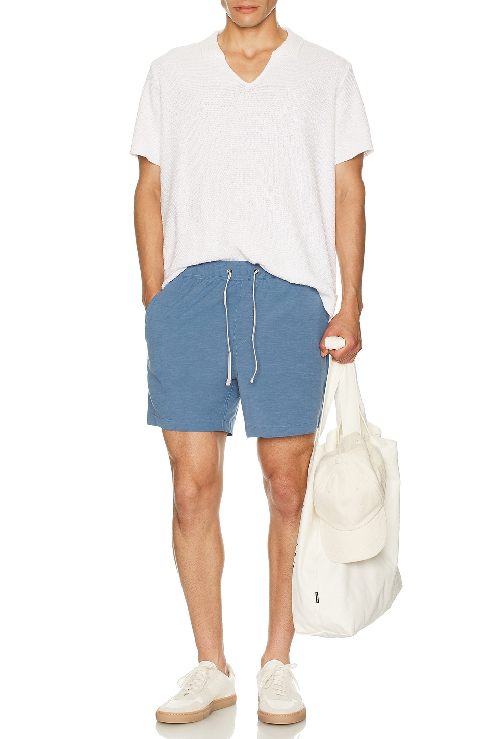 Image 1 of onia Land To Water Shorts 6" in Steel Blue
