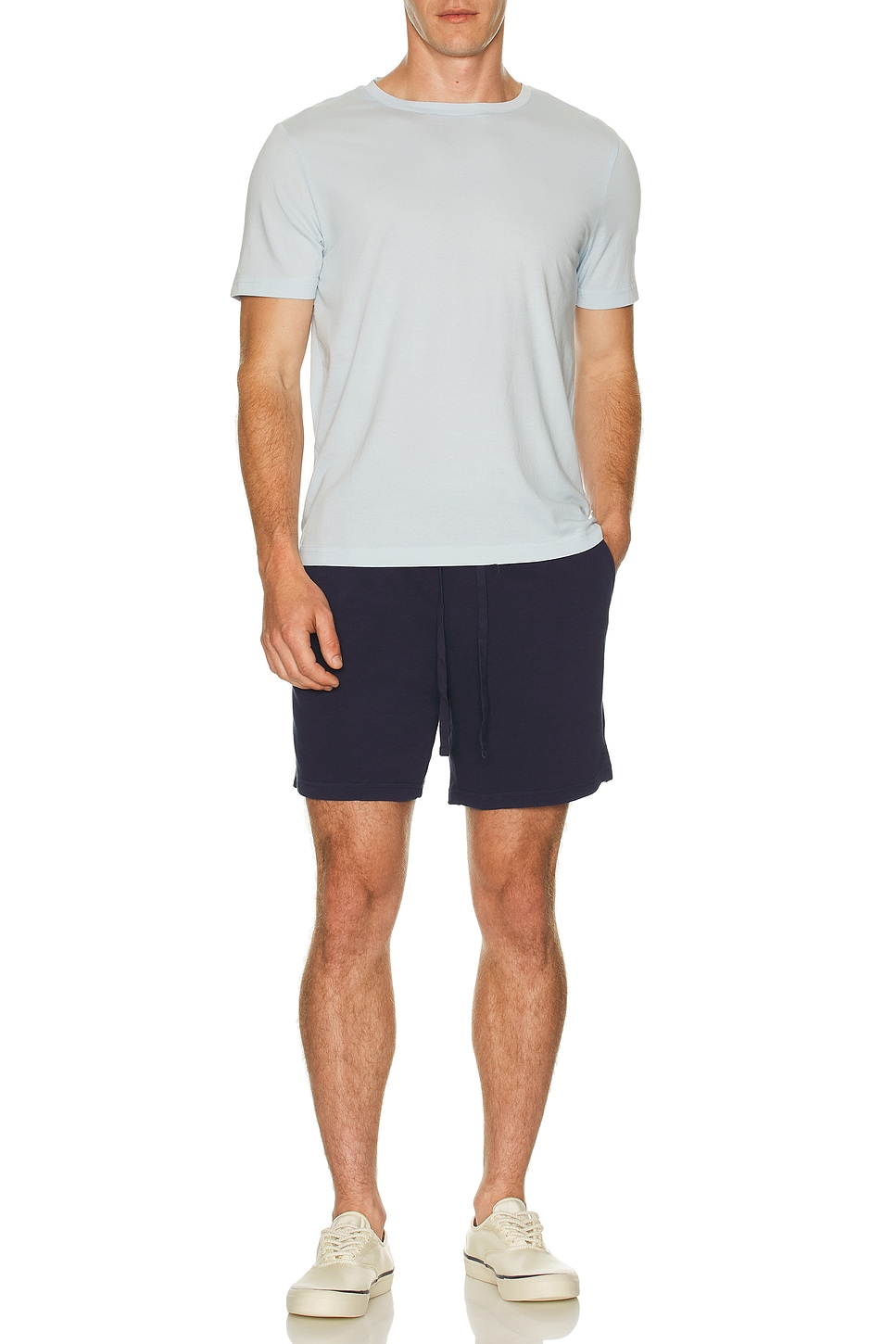 Image 1 of onia Slub Terry Shorts in Deep Navy