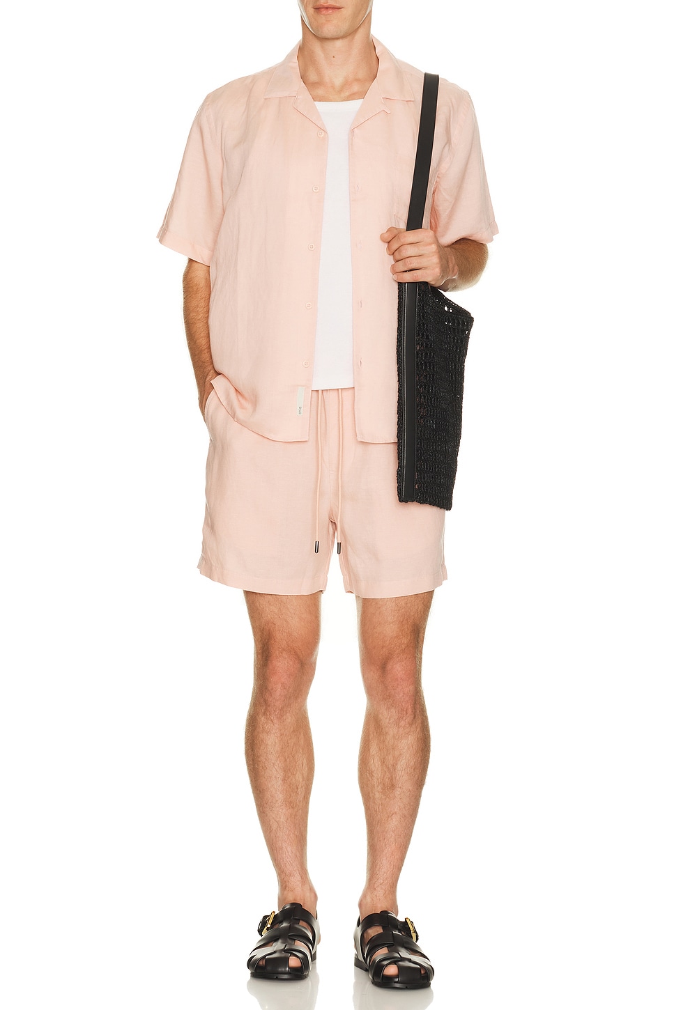 onia Air Linen Pull On Short 6 | Thumbnail 3 onia Air Linen Pull On Short 6 | Thumbnail 3