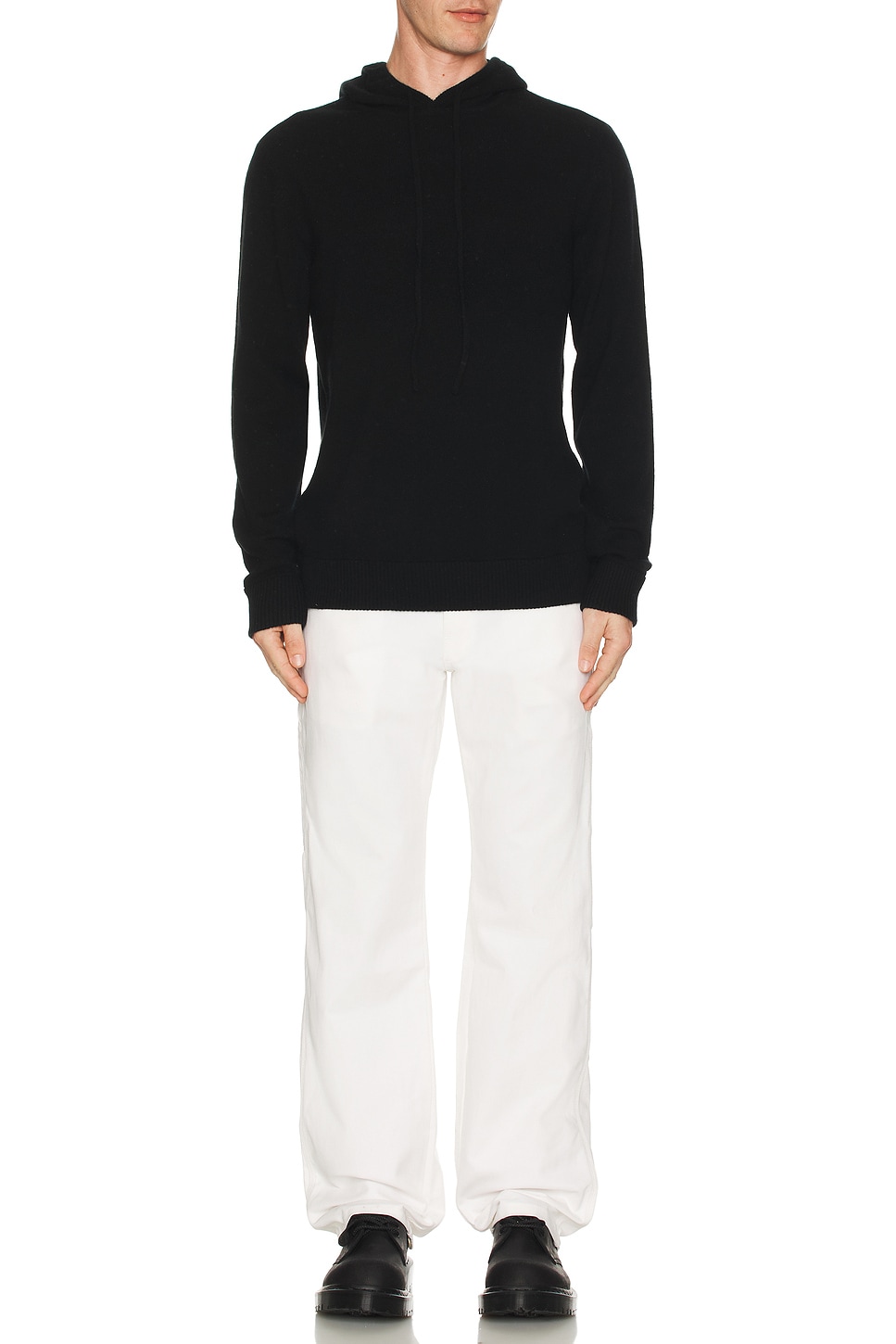 Image 1 of onia 100% Cashmere Hoodie in Black
