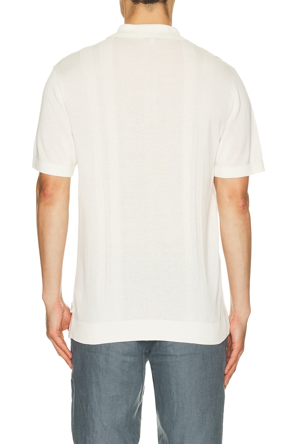 onia Silk Ribbed Knit Polo Shirt | Thumbnail 6 onia Silk Ribbed Knit Polo Shirt | Thumbnail 6