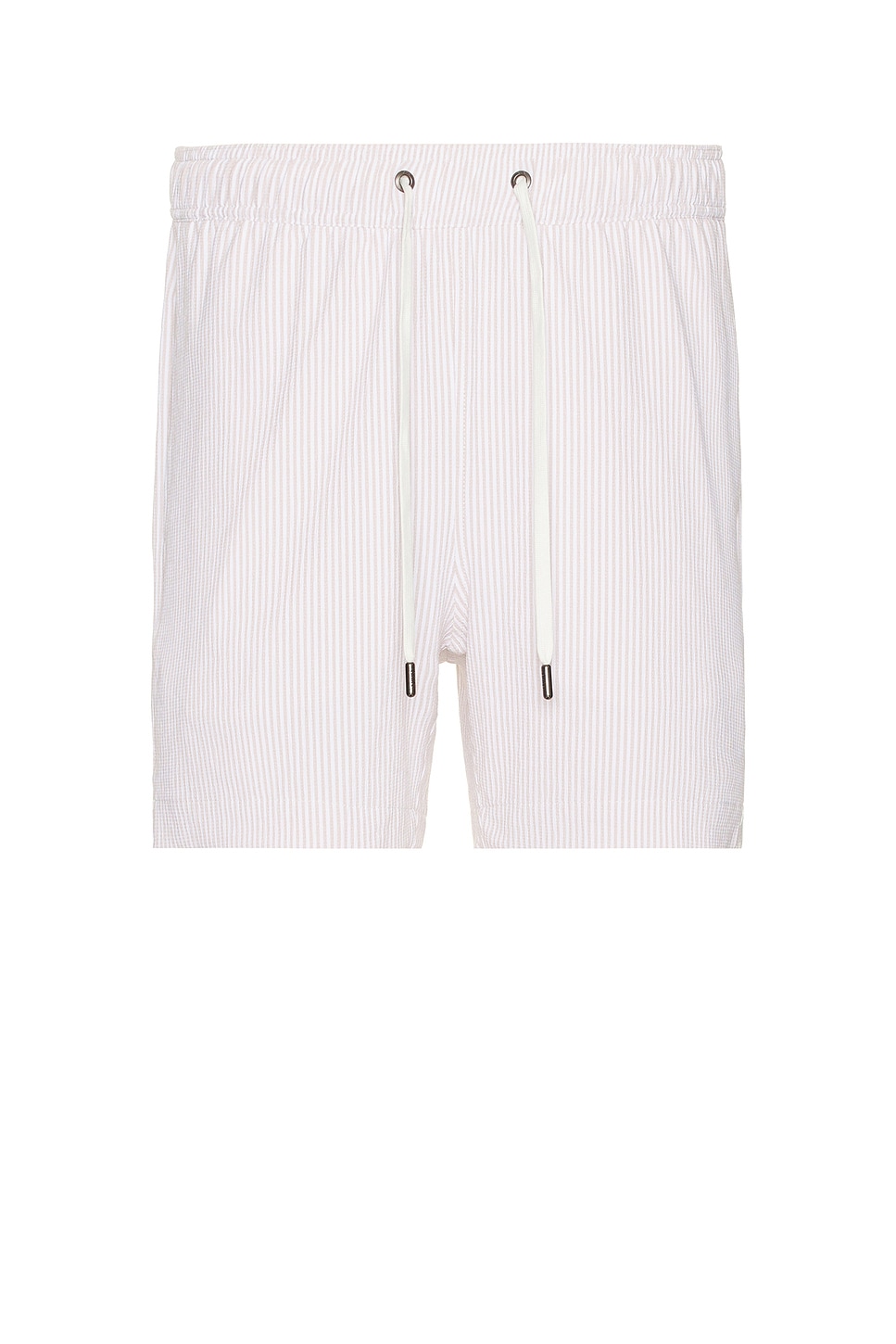 Image 1 of onia Charles 5" Swim Short in Tan & White