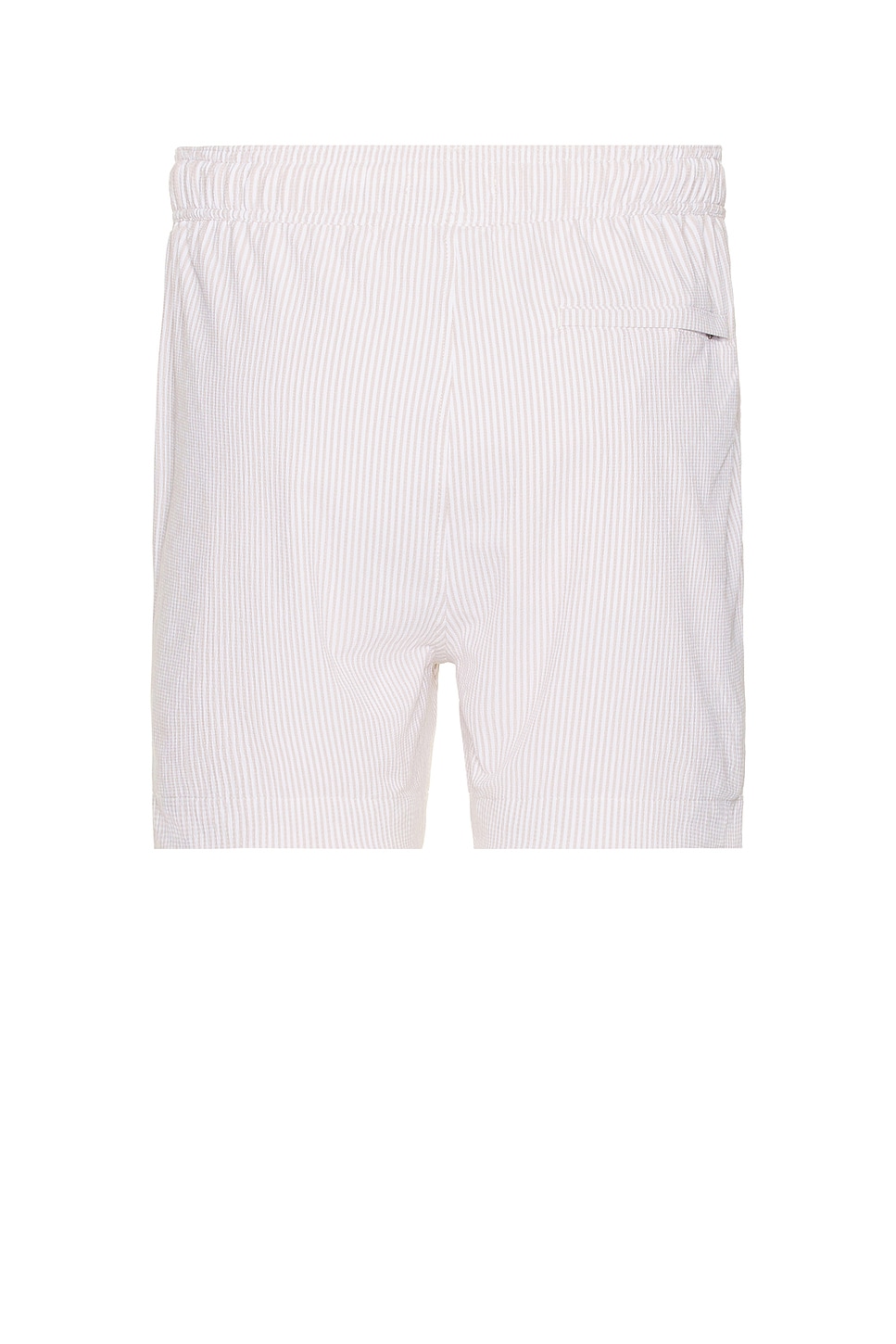 Shop Onia Charles 5 Swim Short In Tan & White