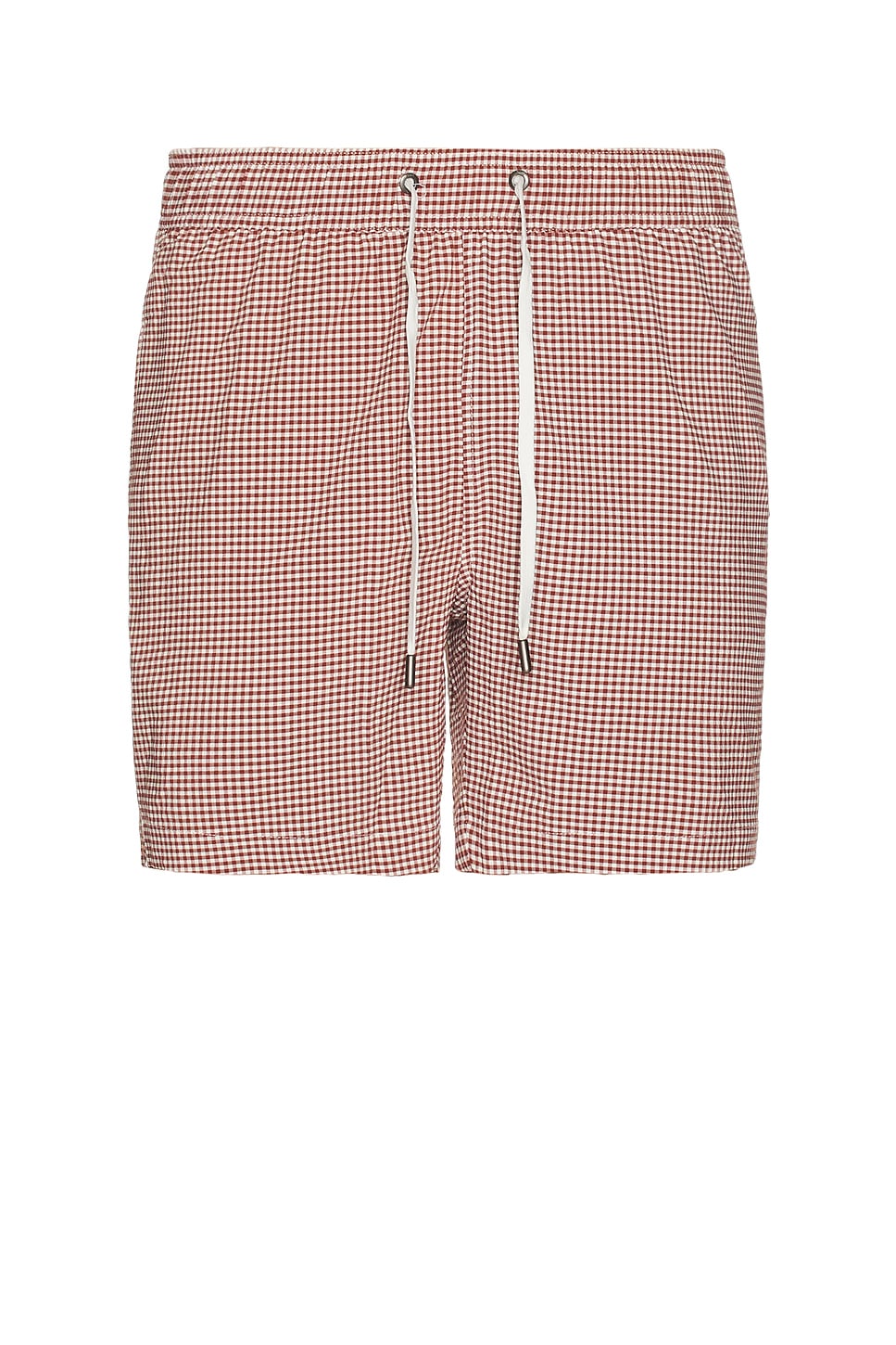 Charles 7 Swim Trunk in Red