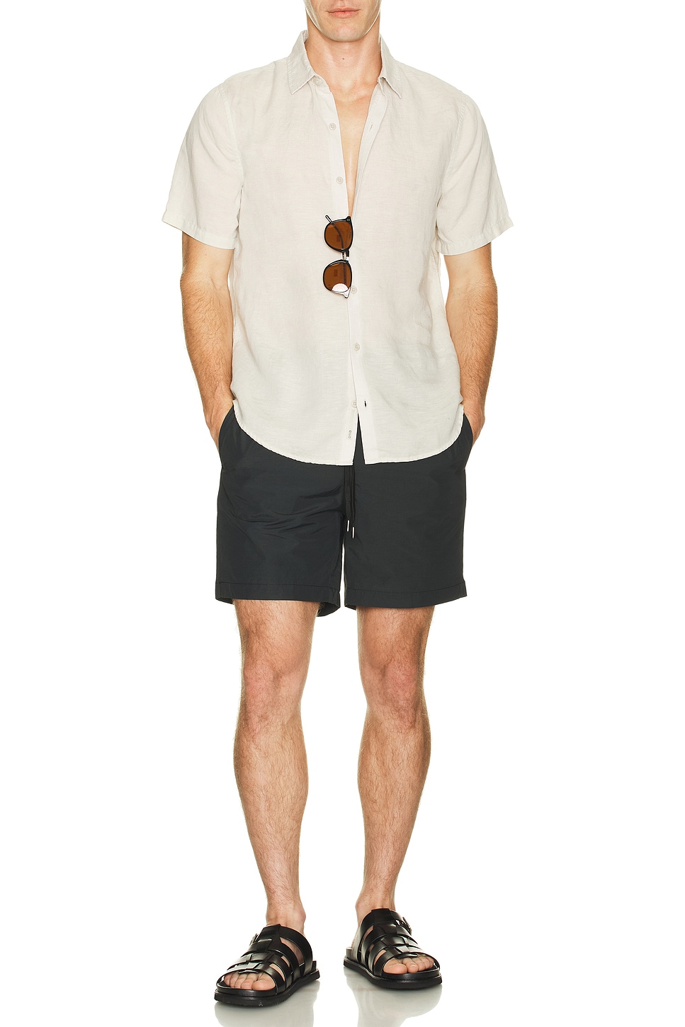 Image 1 of onia Charles 7" Swim Trunks in Black