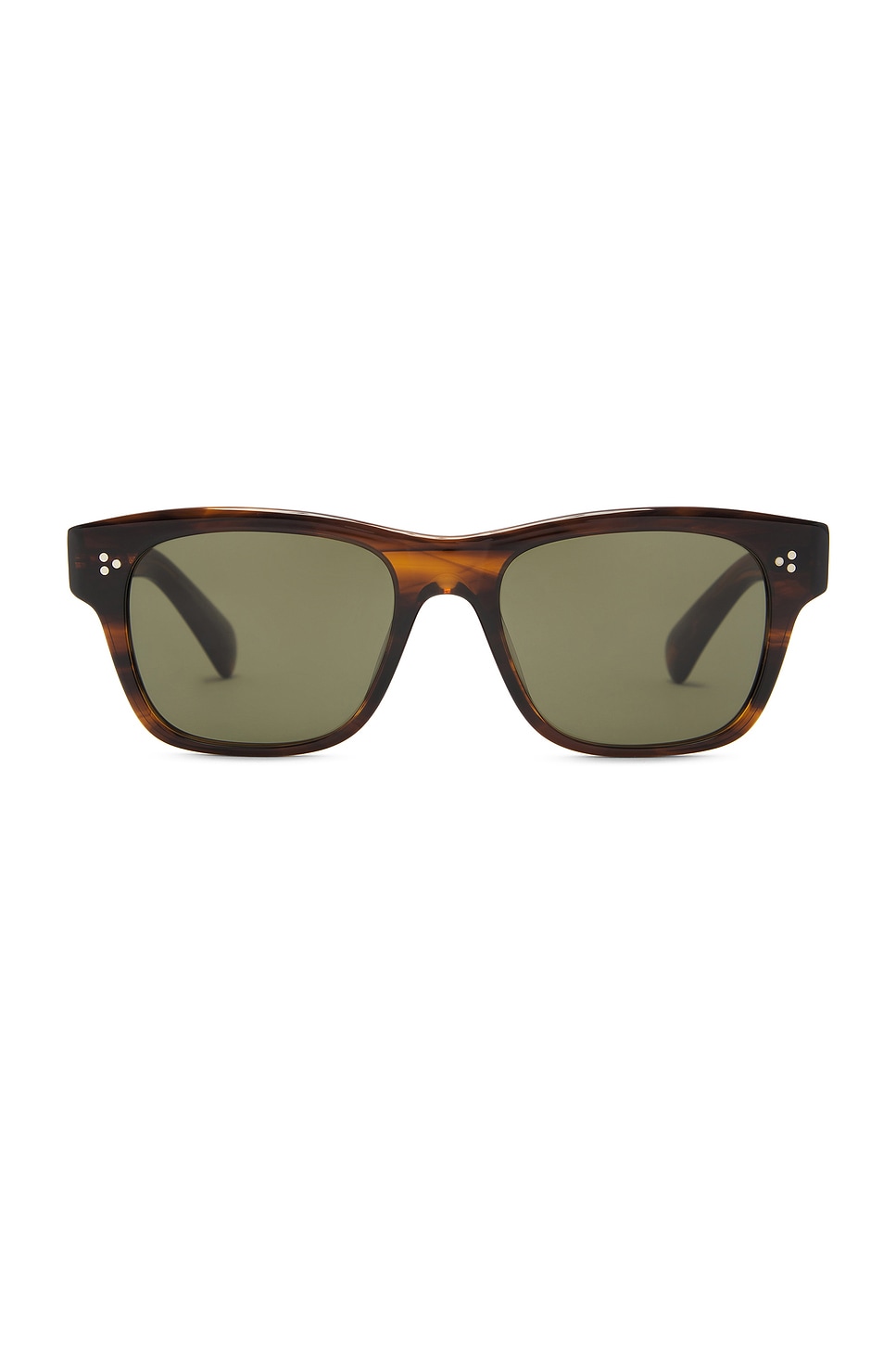 Shop Oliver Peoples Birell Sun Sunglasses In Tuscany Tortoise