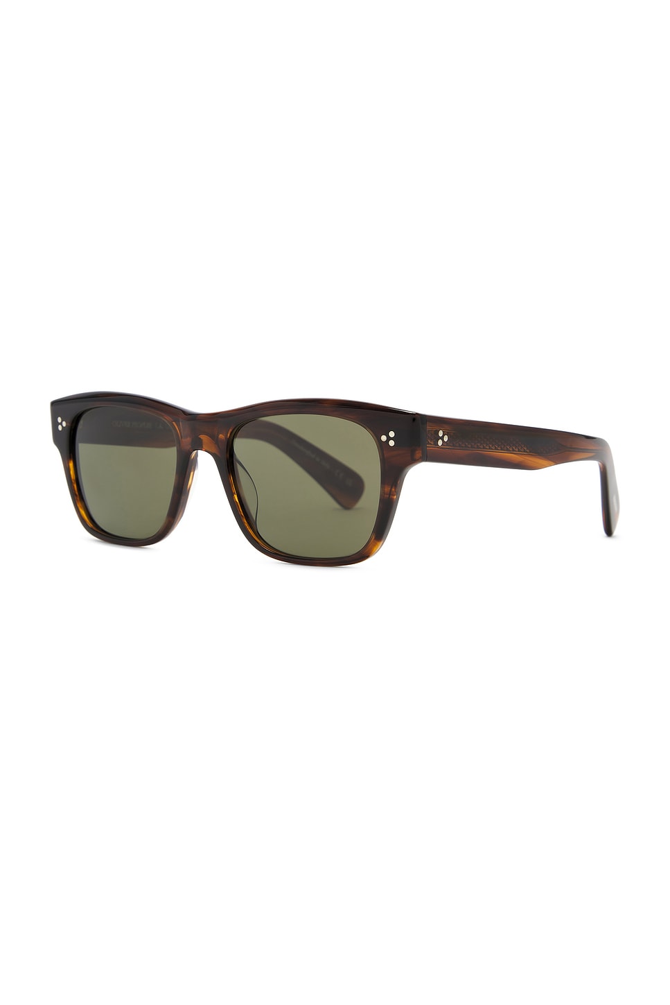 Shop Oliver Peoples Birell Sun Sunglasses In Tuscany Tortoise