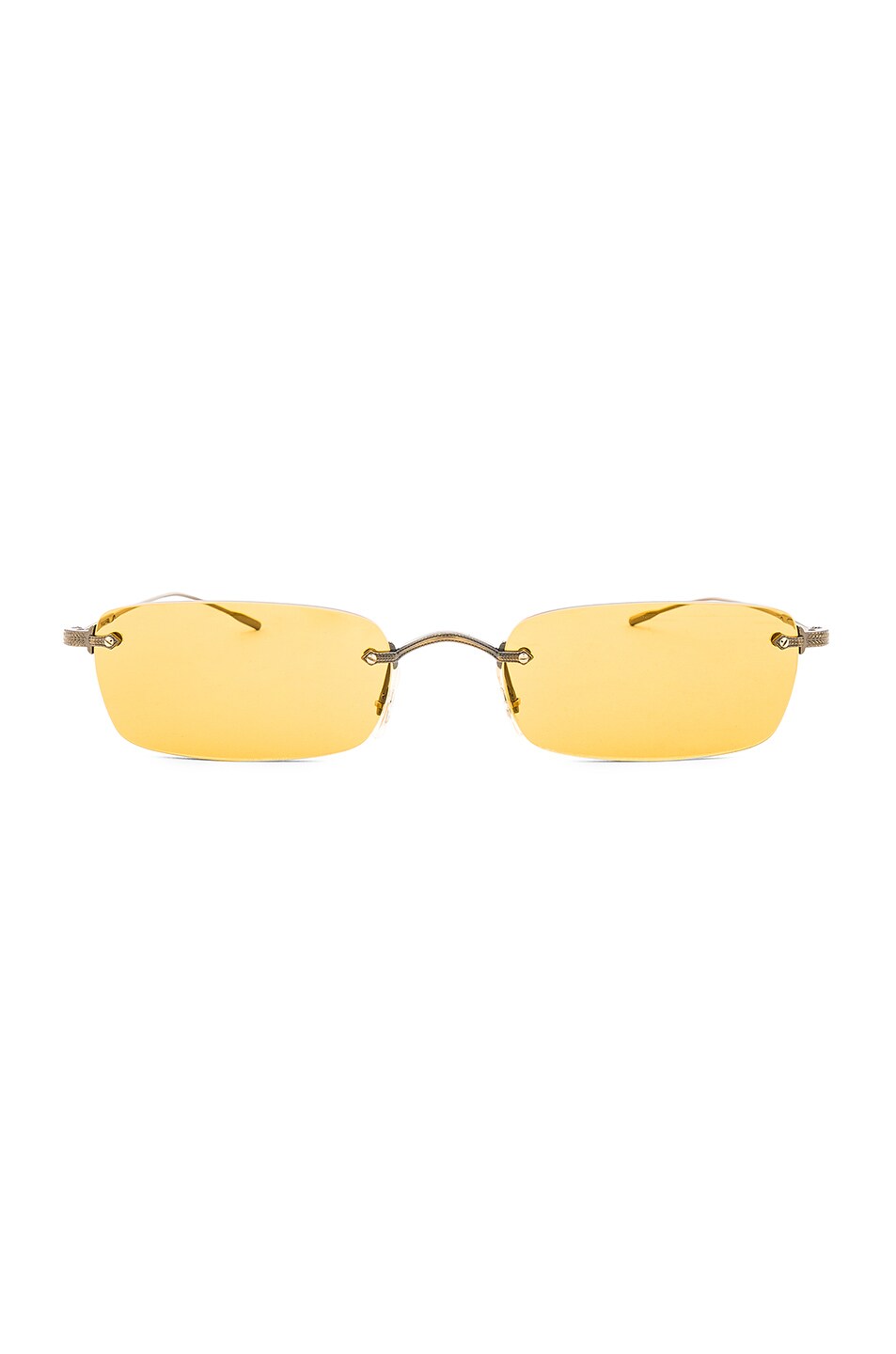 Image 1 of Oliver Peoples Daveigh in Antique Gold & Yellow