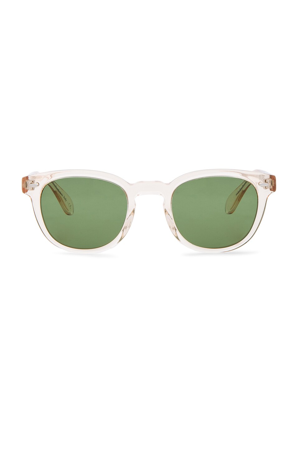 Image 1 of Oliver Peoples Sheldrake Sunglasses in Buff & Green