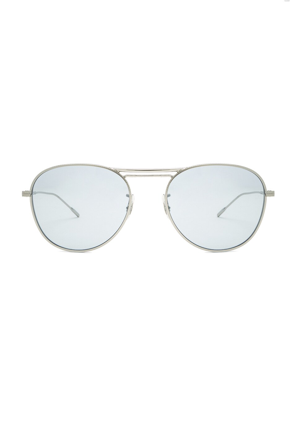 Image 1 of Oliver Peoples Cade Sunglasses in Silver & Blue