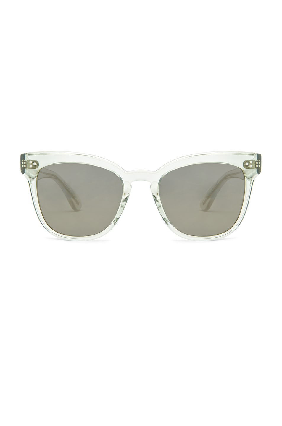 Image 1 of Oliver Peoples Marianela Sunglasses in Washed Sage & Graphite Gold Mirror