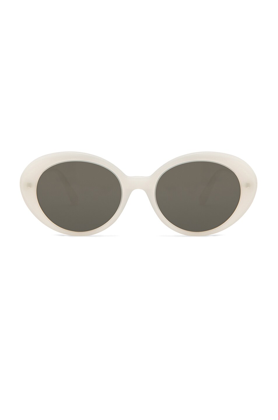 Image 1 of Oliver Peoples Parquet Sunglasses in Ecru & Grey Gold-Tone