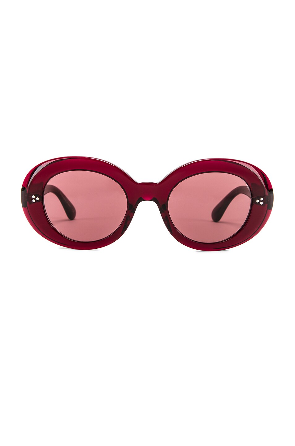Image 1 of Oliver Peoples Erissa Sunglasses in Deep Burgundy & Damson