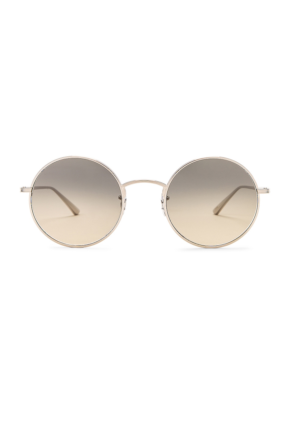 Image 1 of Oliver Peoples x The Row After Midnight Sunglasses in Silver & Shade Gradient