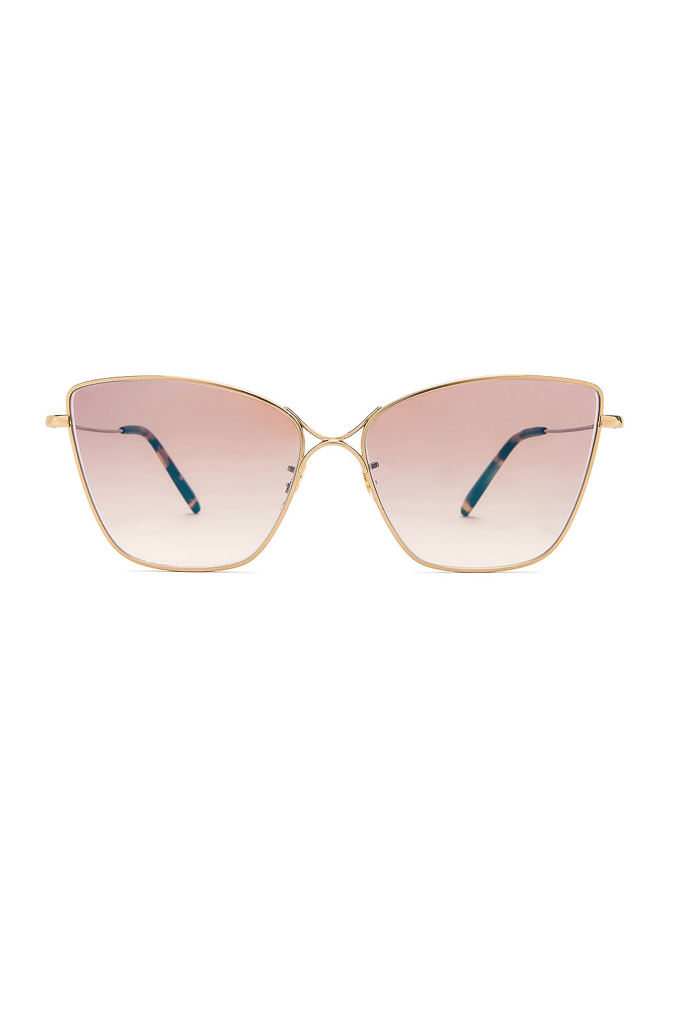 Image 1 of Oliver Peoples Marlyse Sunglasses in Gold & Soft Tan Gradient
