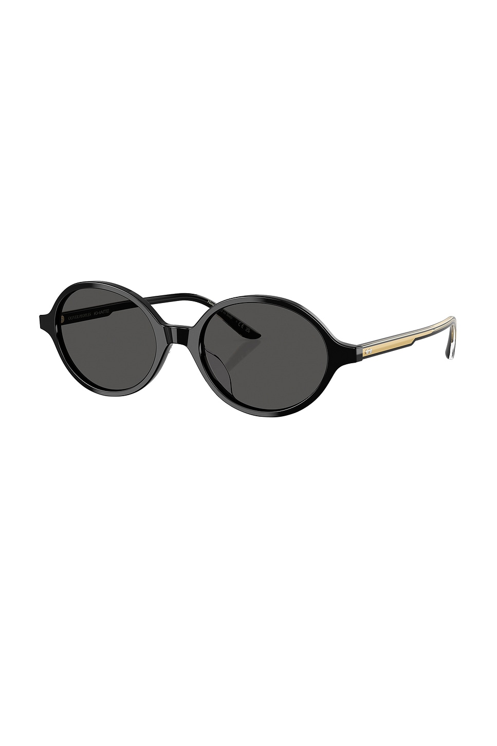 Oliver Peoples X Khaite 2000c Sunglasses In Black