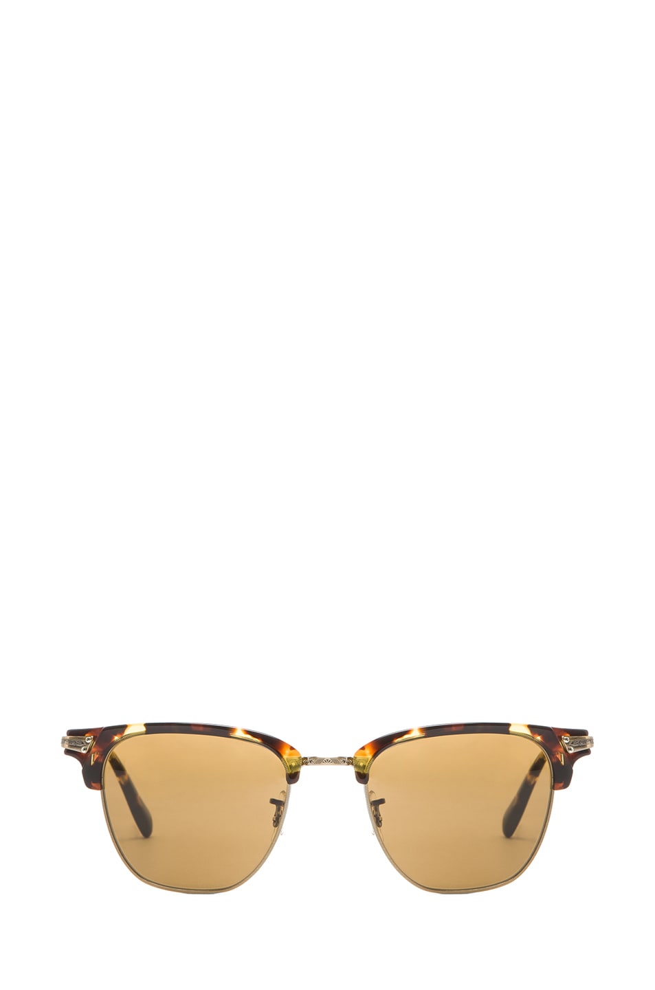 Image 1 of Oliver Peoples Banks Sunglasses in Dark Tortoise Brown