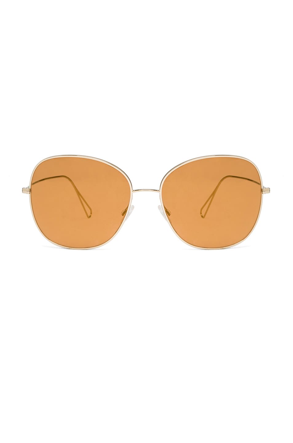 Image 1 of Oliver Peoples x Isabel Marant Daria Sunglasses in Light Gold & Peach Mirror
