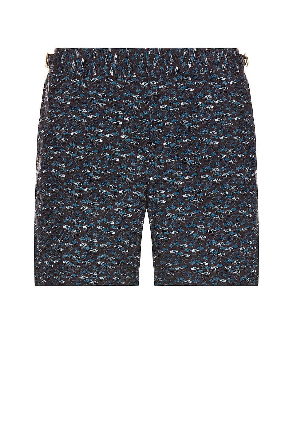 Image 1 of Orlebar Brown Bulldog X Torus Shorts in Black & Aquamarine