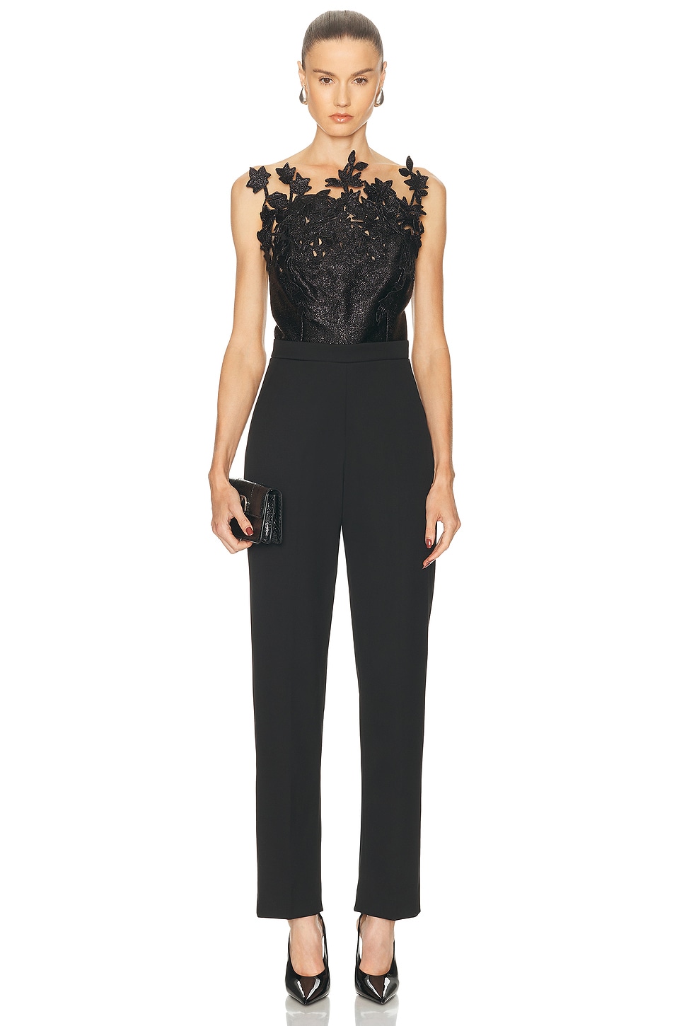 Strapless Jumpsuit in Black