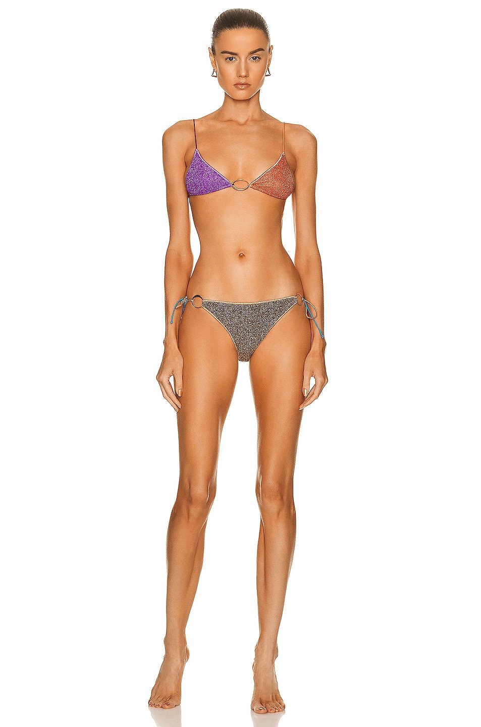Image 1 of Oseree Lumiere Colore O-Kini Bikini Set in Multicolor