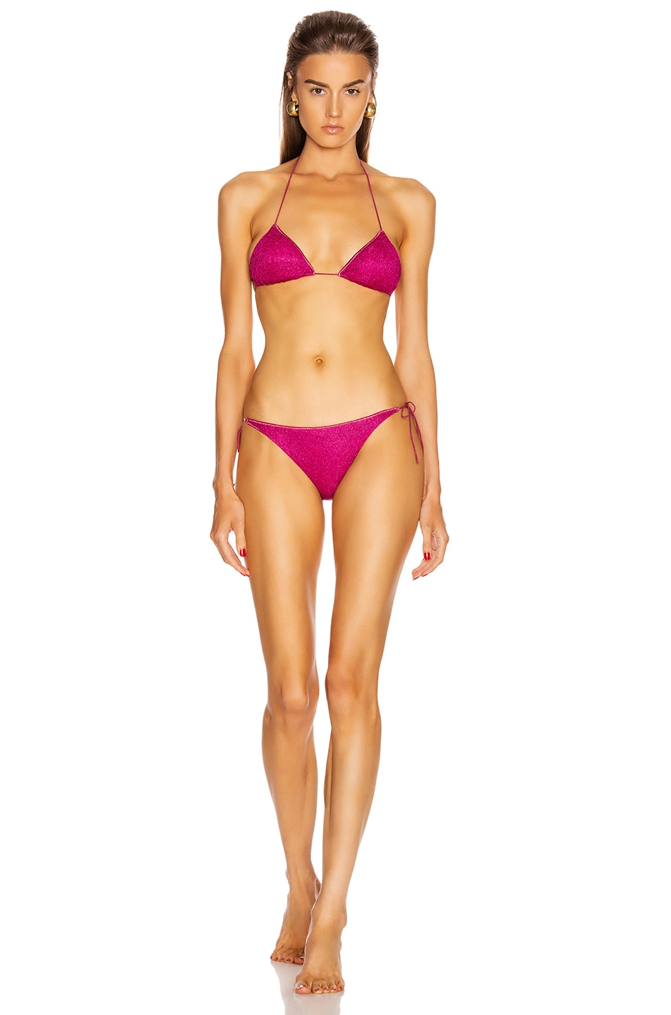 Image 1 of Oseree Two Piece Bikini in Fuchsia