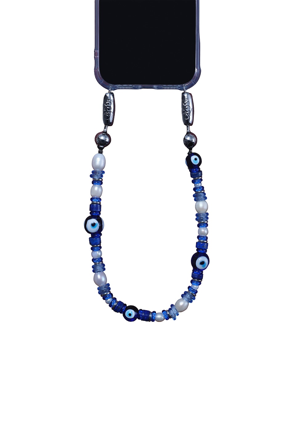 Ossa Evil Eye Wristlet in Blue