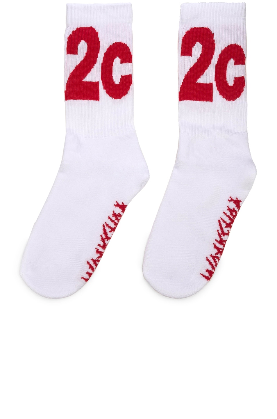Image 1 of 032c BMC Socks in White & Red