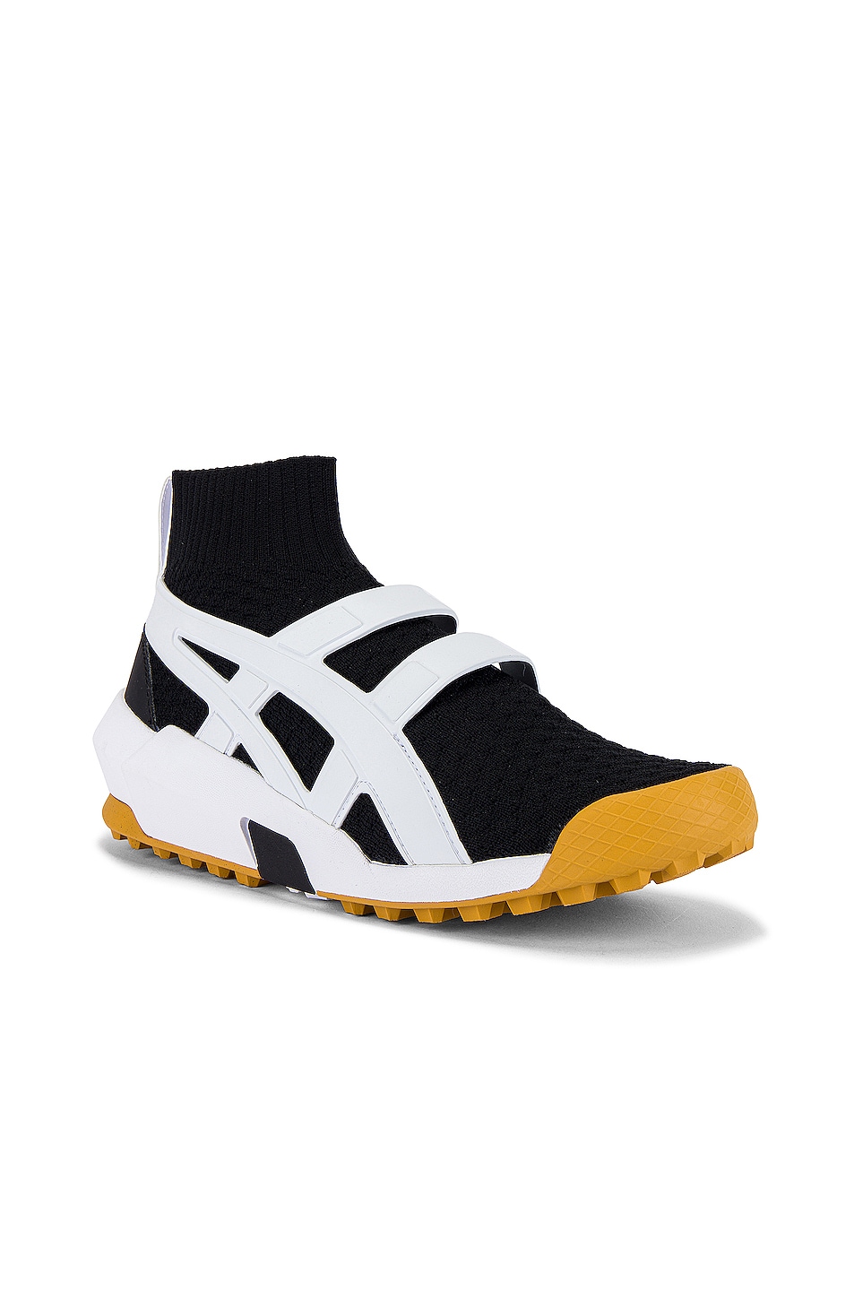 Image 1 of Onitsuka Tiger AP Knit Trainer in Black & White
