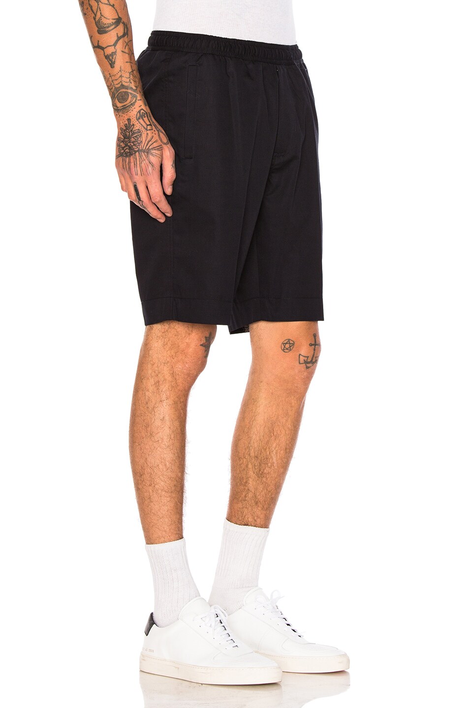 OUR LEGACY Light Gabardine Shorts, Navy | ModeSens