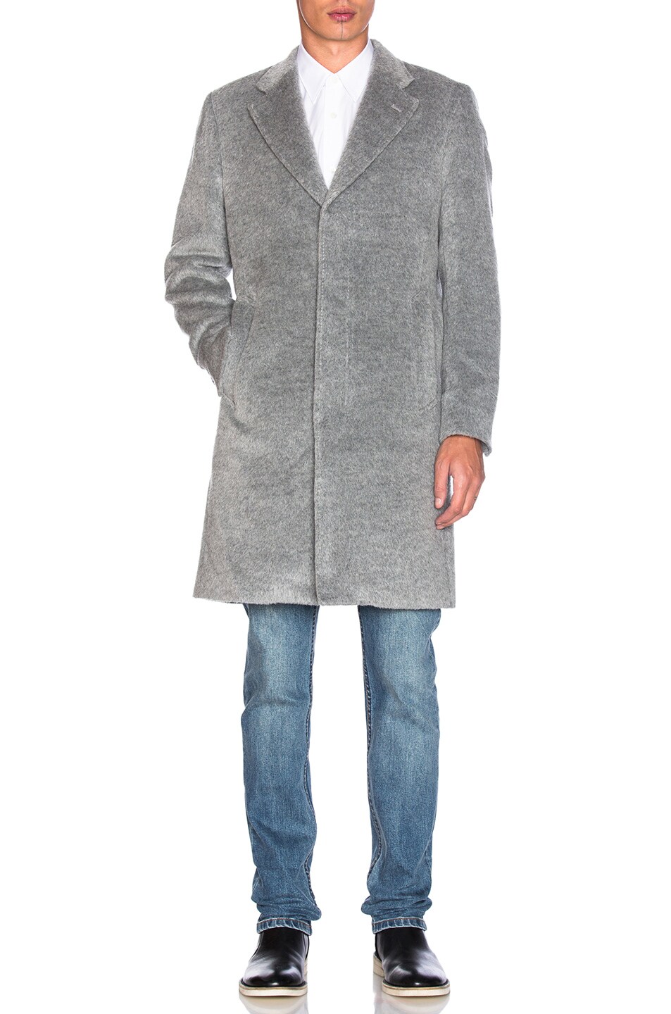 Image 1 of Our Legacy Unconstructed Classic Car Coat in Grey