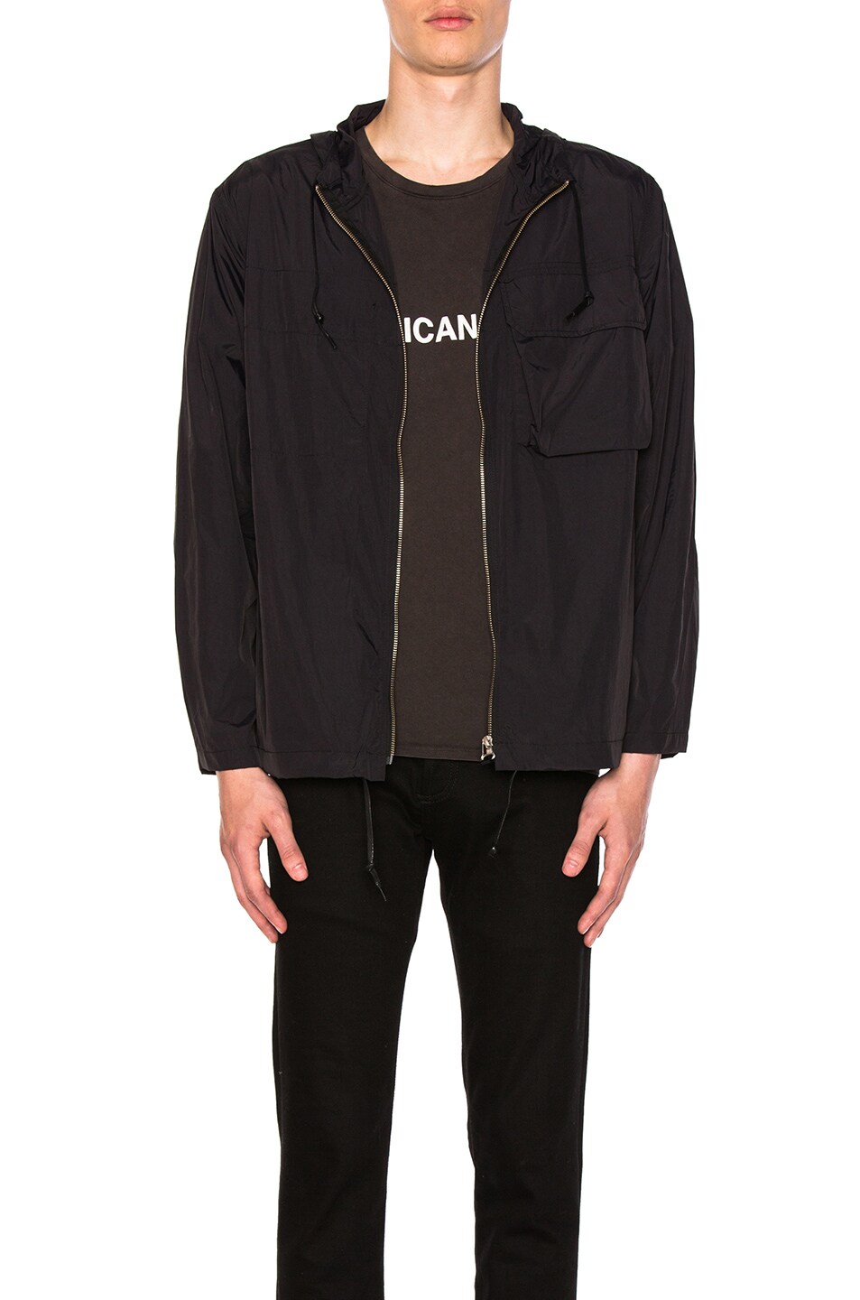 Image 1 of Our Legacy Cropped Lizard Parka in Navy