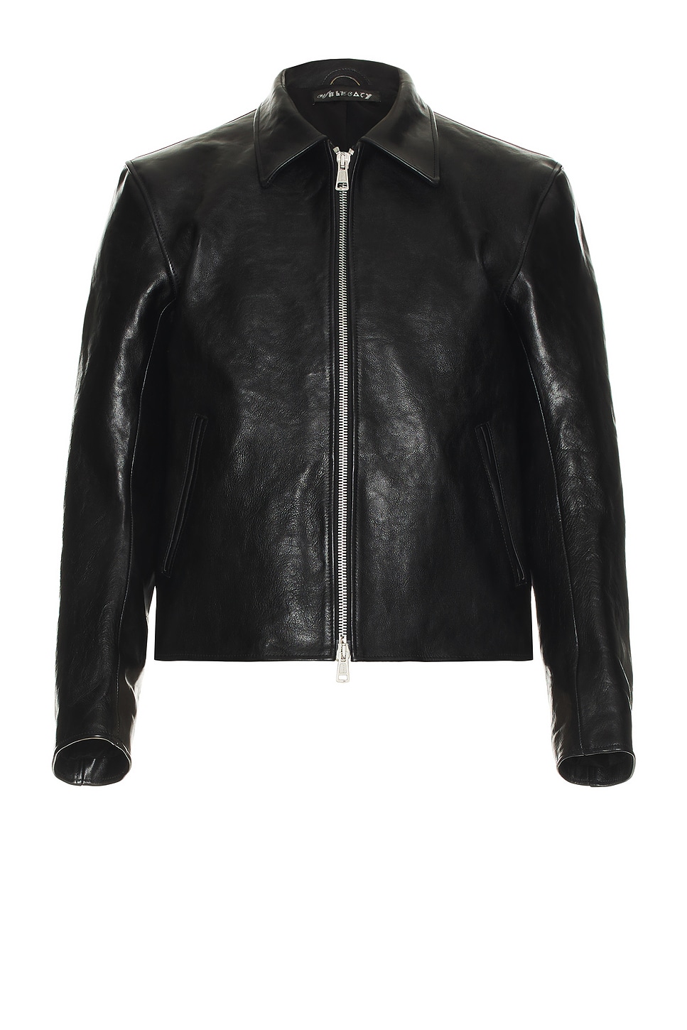 Image 1 of Our Legacy Mini Jacket in Top Dyed Black Leather