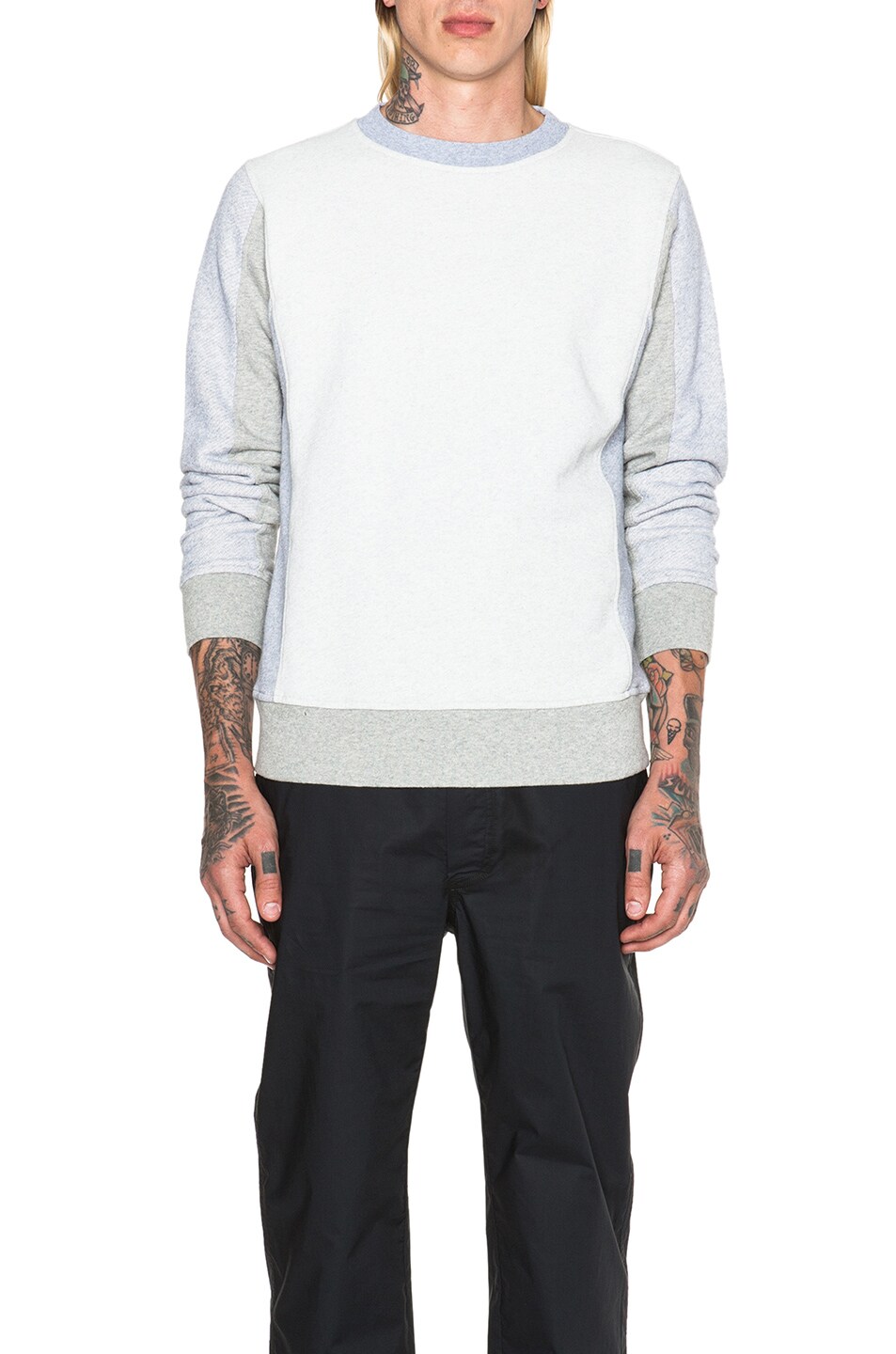 Image 1 of Our Legacy Block Sweatshirt in Grey Melange