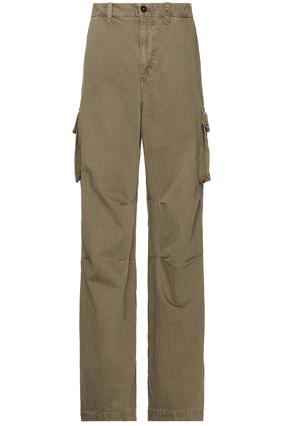 Image 1 of Our Legacy Mount Cargo Pant in Uniform Olive Herringbone