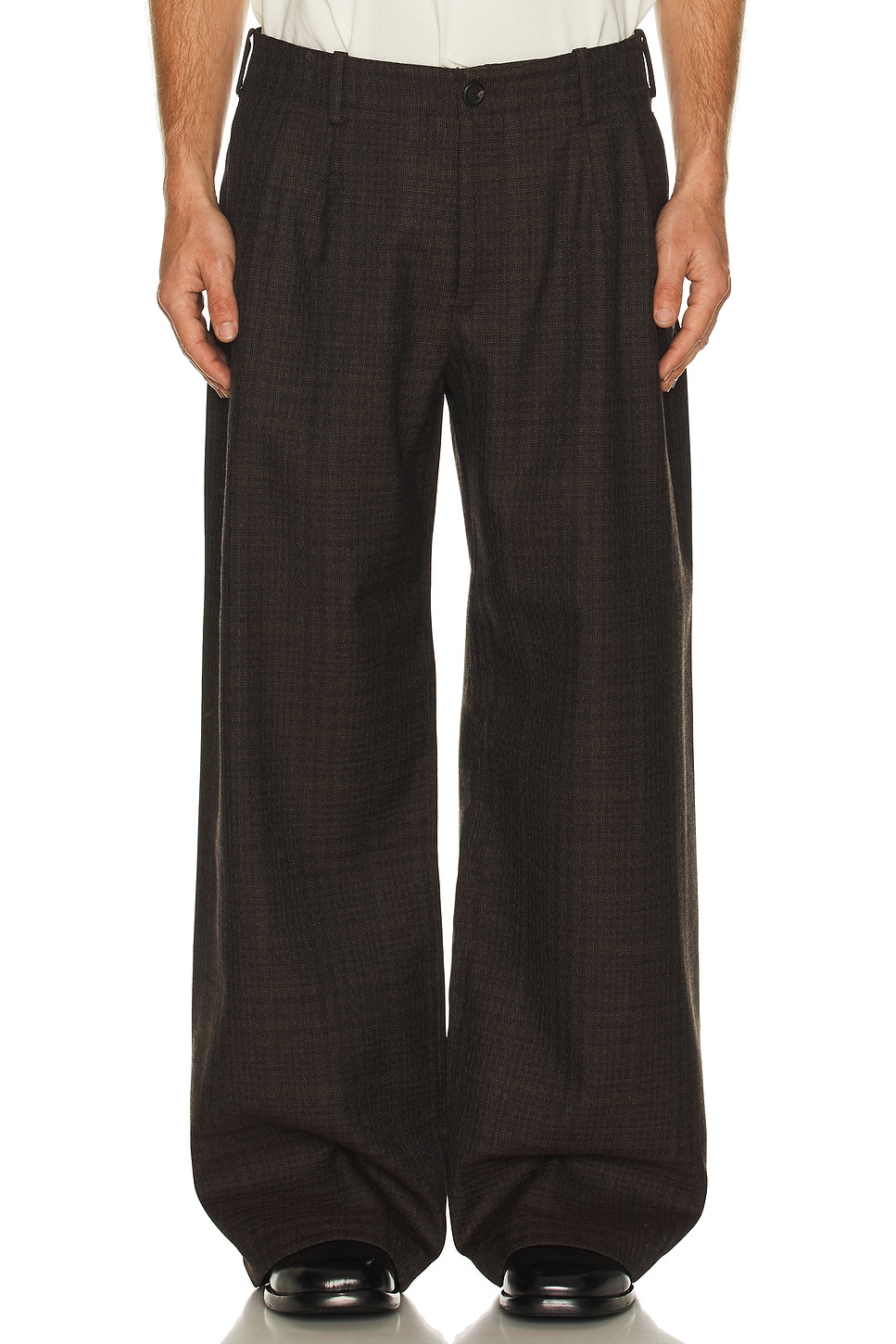 Image 1 of Our Legacy Bridge Chino Pants in Brown Dunmore Check