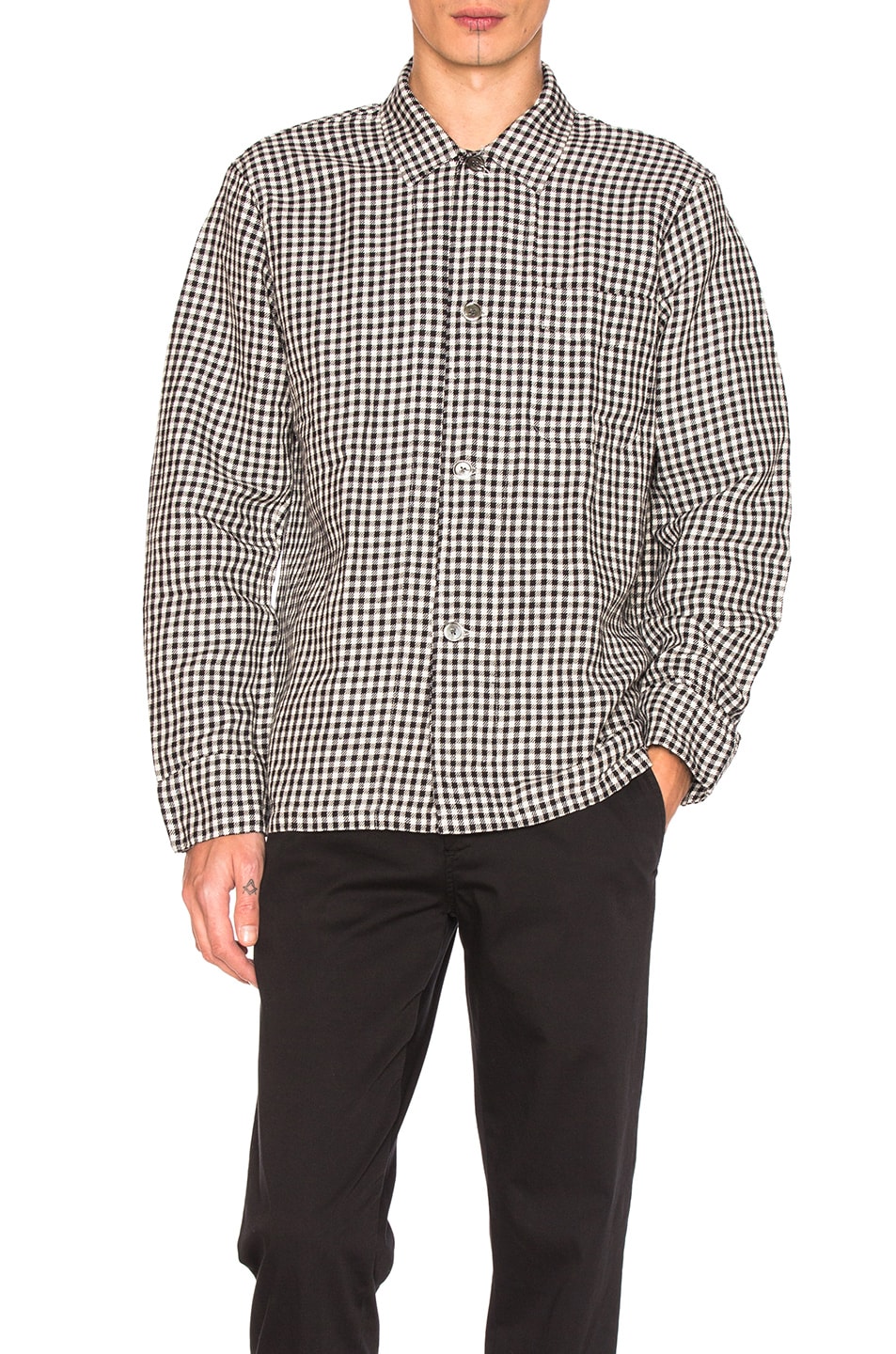 Image 1 of Our Legacy Box Shirt in Black Gingham