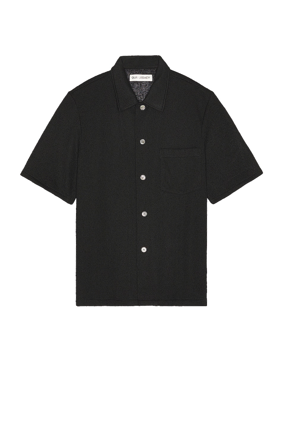 Image 1 of Our Legacy Box Short Sleeve Shirt in Black