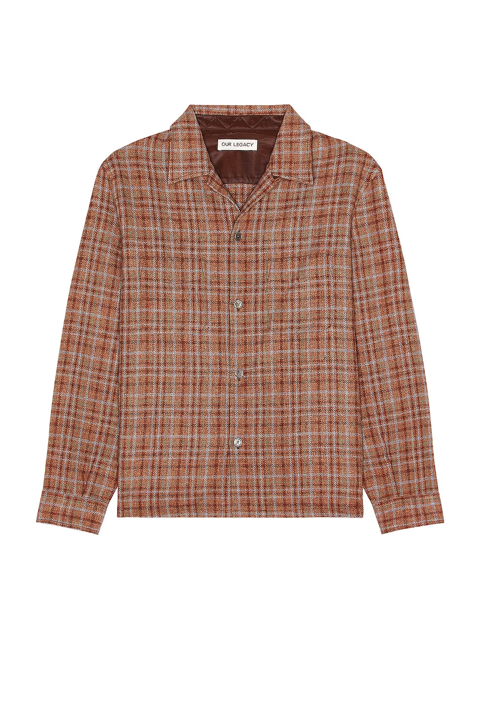 Image 1 of Our Legacy Heusen Shirt in Rust Check