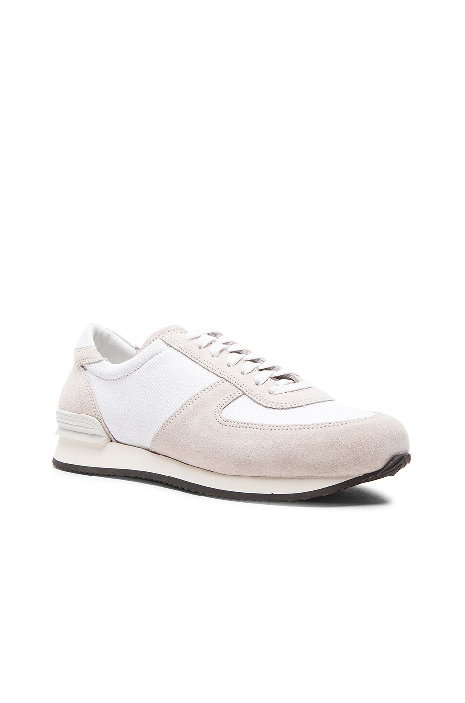 Image 1 of Our Legacy Suede Canvas Runners in White