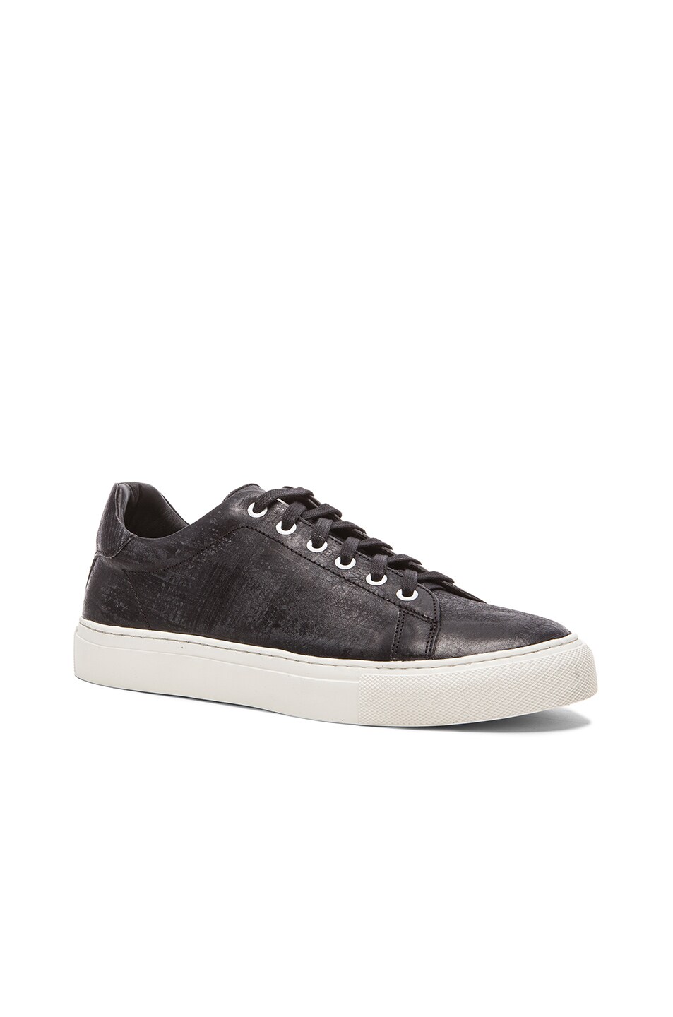 Image 1 of Our Legacy Classic Leather Sneakers in Black