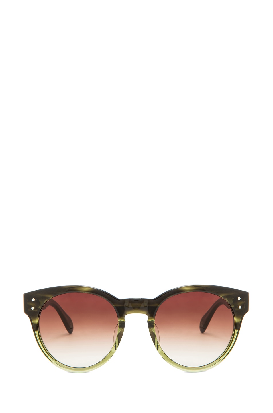 Image 1 of Oliver Peoples for Maison Kitsune Paris Sunglasses in Military