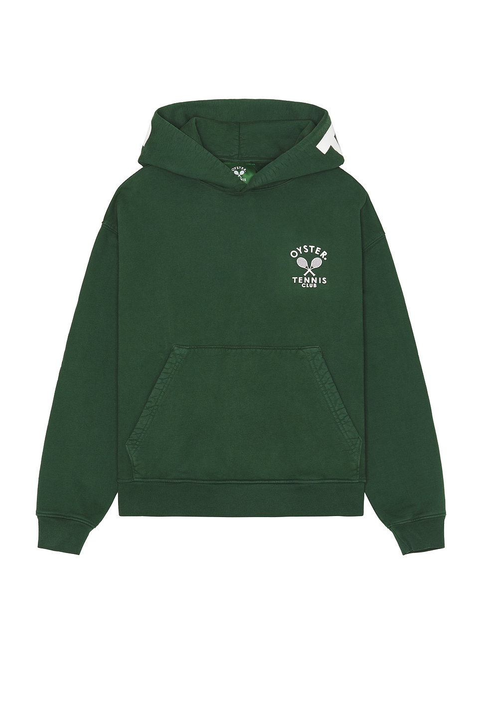Image 1 of Oyster Tennis Club Pullover Hoodie in Green